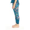 imageGirls Hawaiian Athletic Sportswear Leggings Pants with Pockets in Floral PatternsCrayon Palms Green
