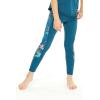 imageGirls Hawaiian Athletic Sportswear Leggings with Pockets Side Floral in Floral PatternsCrayon Palms Green