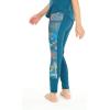 imageGirls Hawaiian Athletic Sportswear Leggings with Pockets Side Floral in Floral PatternsCrayon Palms Green