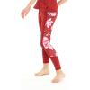 imageGirls Hawaiian Athletic Sportswear Leggings with Pockets Side Floral in Floral PatternsLotus and Orchid Red