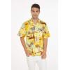 imageHawaii Hangover Hawaiian Shirt Aloha Shirt in Classic Hibiscus RedSunset With Dolphin  Yellow
