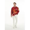 imageHawaii Hangover Mens Hawaiian Long Sleeve Fit Shirt Aloha Shirt Sunset and DolphinVintage Classic Hibiscus  Red