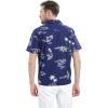 imageHawaii Hangover Mens Hawaiian Shirt Aloha Shirt The New Classic Map FlamingoNavy