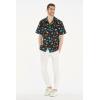 imageHawaii Hangover Mens Hawaiian Shirt Aloha Shirt Vintage Tropical ToileFlamingo Party Black