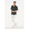 imageHawaii Hangover Mens Hawaiian Shirt Aloha Shirt Vintage Tropical ToileFlamingo Party Black