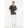 imageHawaii Hangover Mens Hawaiian Shirt Aloha Shirt Vintage Tropical ToileFlamingo Party Black