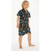 imageMatchable Family Hawaiian Luau Men Women Girl Boy Clothes in Flamingo Party BlackBoy Short Sleeve