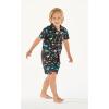 imageMatchable Family Hawaiian Luau Men Women Girl Boy Clothes in Flamingo Party BlackBoy Short Sleeve