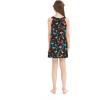 imageMatchable Family Hawaiian Luau Men Women Girl Boy Clothes in Flamingo Party BlackGirl Round Neck Shift