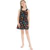 imageMatchable Family Hawaiian Luau Men Women Girl Boy Clothes in Flamingo Party BlackGirl Round Neck Shift