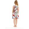 imageMatchable Family Hawaiian Luau Men Women Girl Boy Clothes in Garden at DawnGirl Round Neck Shift