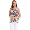 imageMatchable Family Hawaiian Luau Men Women Girl Boy Clothes in Garden at DawnWomen Tank Top