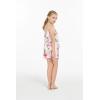 imageMatchable Family Hawaiian Luau Men Women Girl Boy Clothes in Pink Hibiscus Vine WhiteGirl Romper