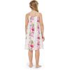 imageMatchable Family Hawaiian Luau Men Women Girl Boy Clothes in Pink Hibiscus Vine WhiteGirl Shift