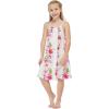 imageMatchable Family Hawaiian Luau Men Women Girl Boy Clothes in Pink Hibiscus Vine WhiteGirl Shift