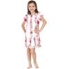 imageMatchable Family Hawaiian Luau Men Women Girl Boy Clothes in Pink Hibiscus Vine WhiteGirl Simple Muumuu