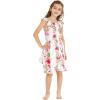 imageMatchable Family Hawaiian Luau Men Women Girl Boy Clothes in Pink Hibiscus Vine WhiteGirl Wrap