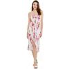 imageMatchable Family Hawaiian Luau Men Women Girl Boy Clothes in Pink Hibiscus Vine WhiteWomen Halter