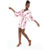 imageMatchable Family Hawaiian Luau Men Women Girl Boy Clothes in Pink Hibiscus Vine WhiteWomen Kimono Cardigan