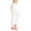 imageMatchable Family Hawaiian Luau Men Women Girl Boy Clothes in Pink Hibiscus Vine WhiteWomen Leggings