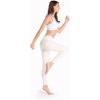 imageMatchable Family Hawaiian Luau Men Women Girl Boy Clothes in Pink Hibiscus Vine WhiteWomen Leggings
