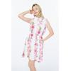 imageMatchable Family Hawaiian Luau Men Women Girl Boy Clothes in Pink Hibiscus Vine WhiteWomen Shirt