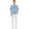 Vintage Classic Hibiscus  Blue