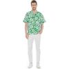 Vintage Classic Hibiscus  Green