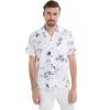 imageHawaii Hangover Mens Hawaiian Shirt Aloha Shirt The New Classic Map FlamingoWhite