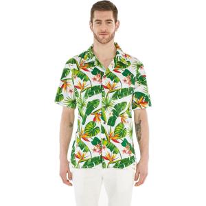 imageHawaii Hangover Mens Hawaiian Shirt Aloha Shirt Vintage Tropical ToileBird of Paradise