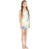 imageGirl Hawaiian Ruffle Top Jumpsuit Romper in Day Dream BloomSandy Beach Beige