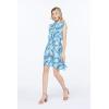 imageHawaii Hangover Womens Shirt Dress in Simply Blue LeafSimply Blue Leaf