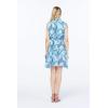 imageHawaii Hangover Womens Shirt Dress in Simply Blue LeafSimply Blue Leaf