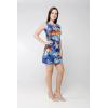 imageHawaii Hangover Womens Tank Fitted Dress in Sunset and Dolphin BlueVintage Classic Hibiscus  Green