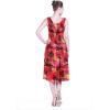 imageWomens Hawaiian Tank Elastic Luau Dress in Sunset PatternsSunset Red