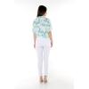 imageWomens Hawaiian Tie Front Crop Top Aloha Shirt in RafelsiaOrchid Breeze White