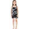 imageGirl Hawaiian Ruffle Top Jumpsuit Romper in Day Dream BloomMidnight Bloom