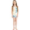 imageGirl Hawaiian Ruffle Top Jumpsuit Romper in Day Dream BloomSandy Beach Beige