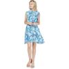 imageHawaii Hangover Womens Shirt Dress in Simply Blue LeafSimply Blue Leaf