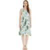 imageWomens Hawaiian Tank Elastic Luau Dress in Wispy CereusWispy Cereus Light Blue
