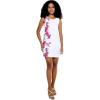 imageWomens Hawaiian Tropical Tank Fitted Dress Watercolor OrchidWatercolor Orchid