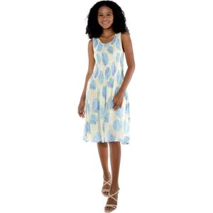 imageWomens Hawaiian Tank Elastic Luau Dress in Pacific PalmPacific Palm Cream