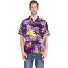 imageCouple Matching Hawaiian Luau Aloha Shirt Maxi Tank Dress in SunBlueSunset Purple