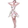 imageCouple Matching Hawaiian Luau Aloha Shirt Poncho Dress in Rafelsia Patterns 2 ColorsCream Rafelsia