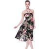 imageCouple Matching Hawaiian Luau Party Outfit Set Shirt Dress in Black RafelsiaBlack Rafelsia