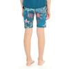 imageGirls Hawaiian Athletic Sportswear Bike Shorts in Floral PatternsCrayon Palms Green