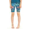 imageGirls Hawaiian Athletic Sportswear Bike Shorts in Floral PatternsCrayon Palms Green
