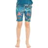 imageGirls Hawaiian Athletic Sportswear Bike Shorts in Floral PatternsCrayon Palms Green