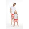 imageFather Son Matching Hawaiian Beach Board Shorts Swimwear Spandex in Classis Hibiscus PrintClassic Hibiscus in Red