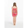 imageGirl Hawaiian Ruffle Top Jumpsuit Romper in Pretty Tropical Hot PinkPretty Tropical Hot Pink